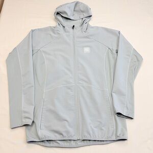 Light Gray Women's full zip running  Jacket